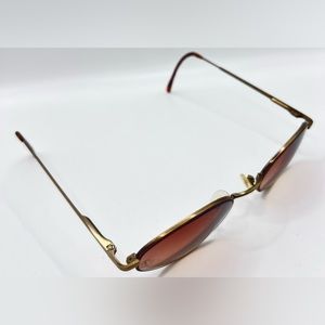 Vintage Genesis 200 Brown Oval Sunglasses Frames Only
